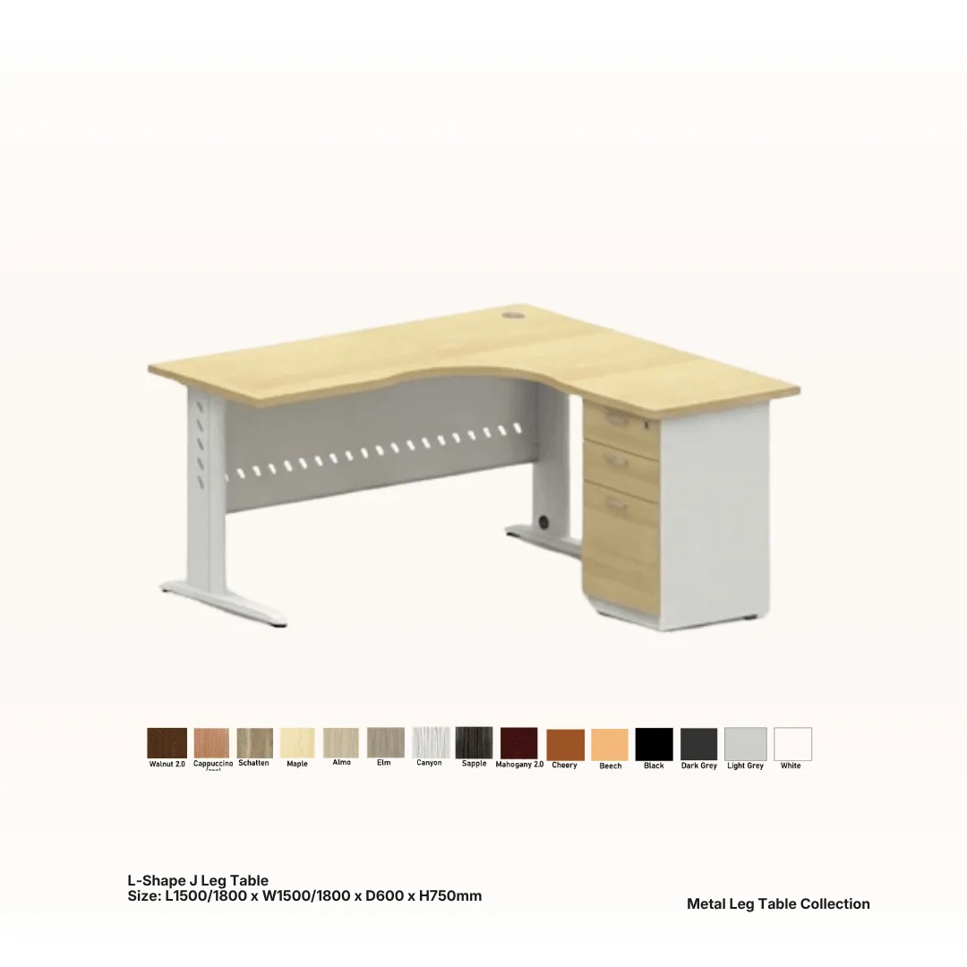 Free standing office table 1 - Santa Office System, Johor Bahru