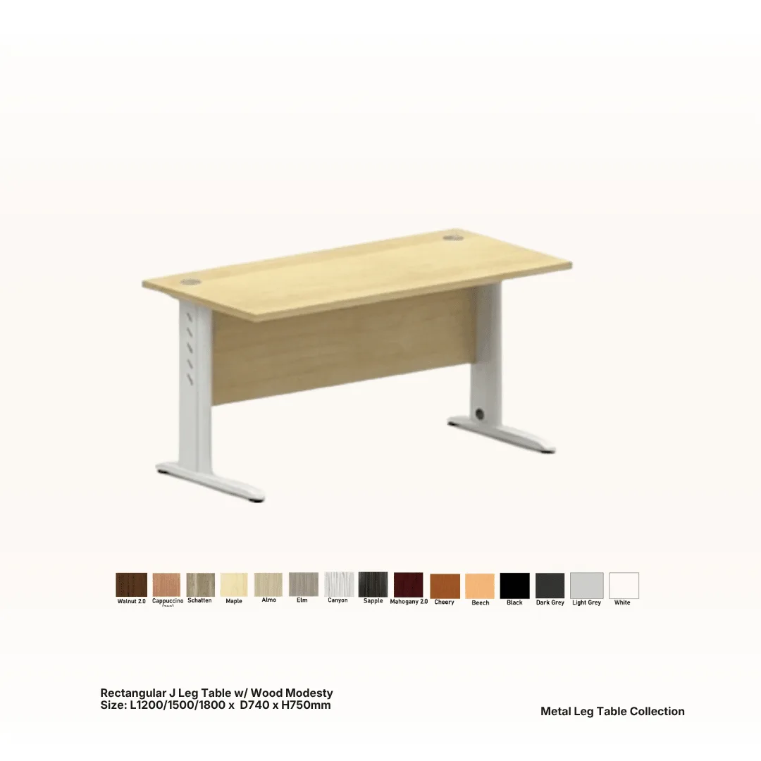 Free standing office table 3 - Santa Office System, Johor Bahru