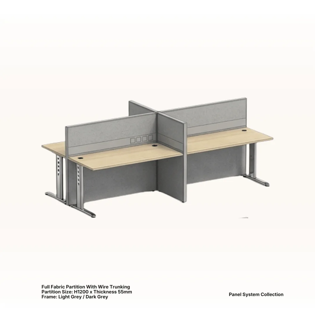 Panel system workstation 1 - Santa Office System, Johor Bahru