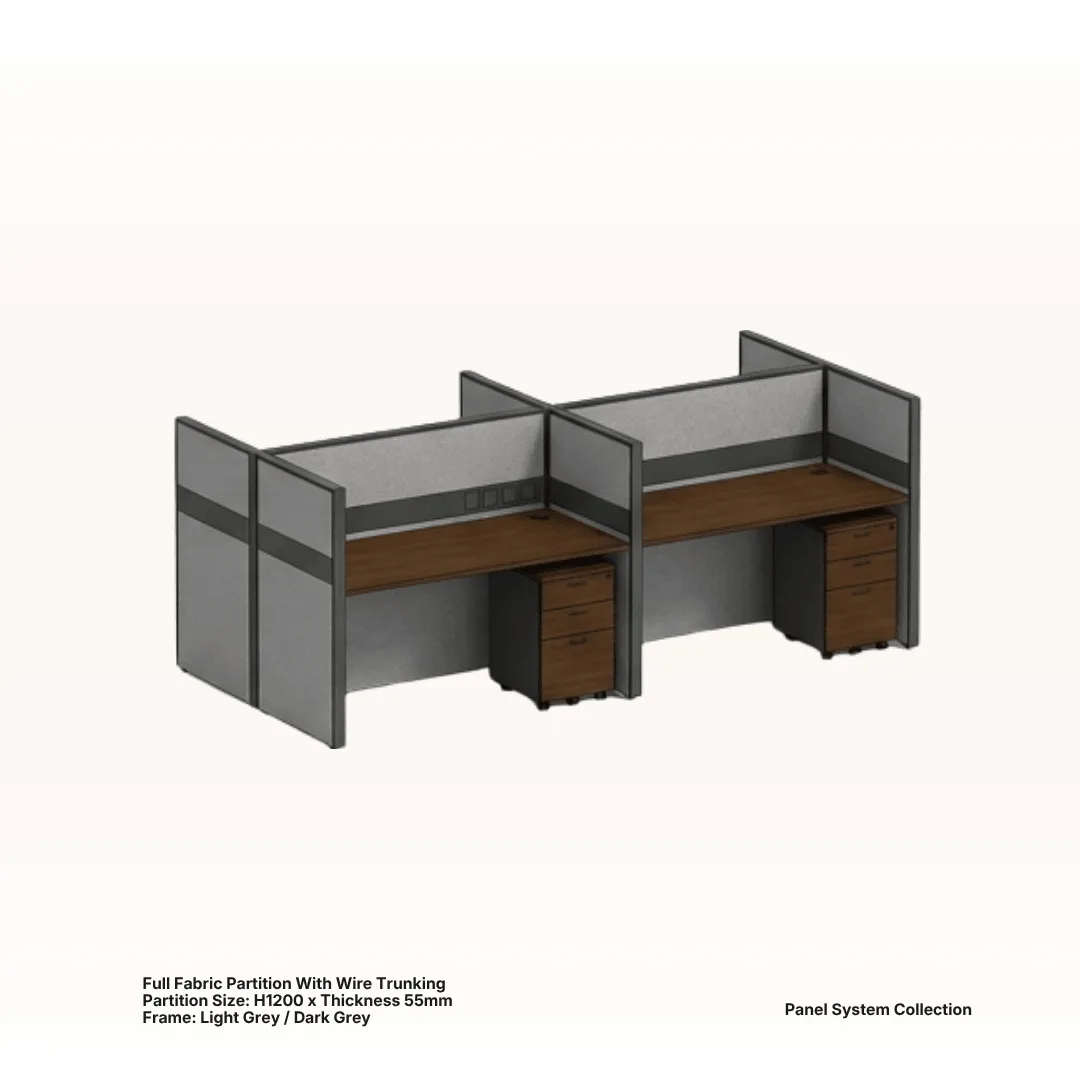 Panel system workstation 4 - Santa Office System, Johor Bahru