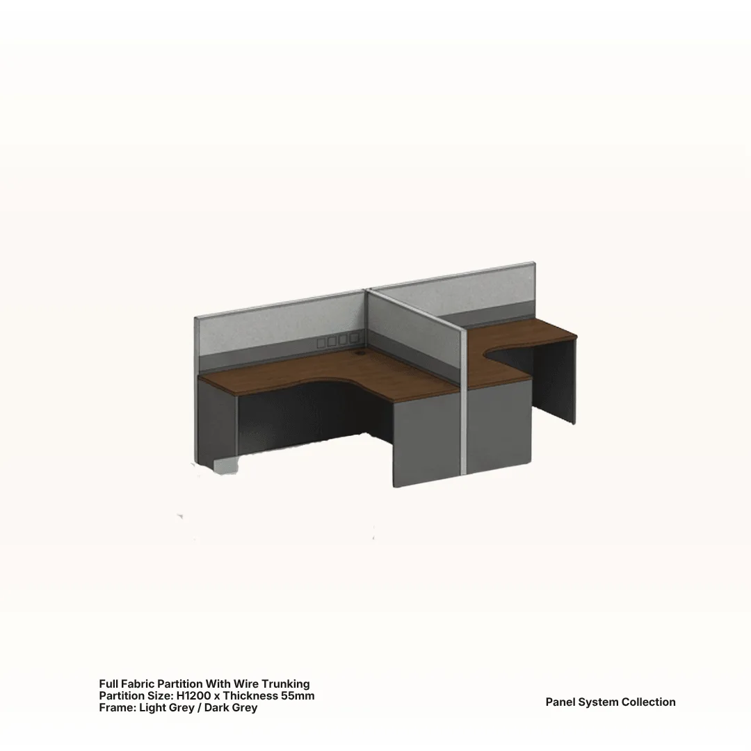 Panel system workstation 6 - Santa Office System, Johor Bahru