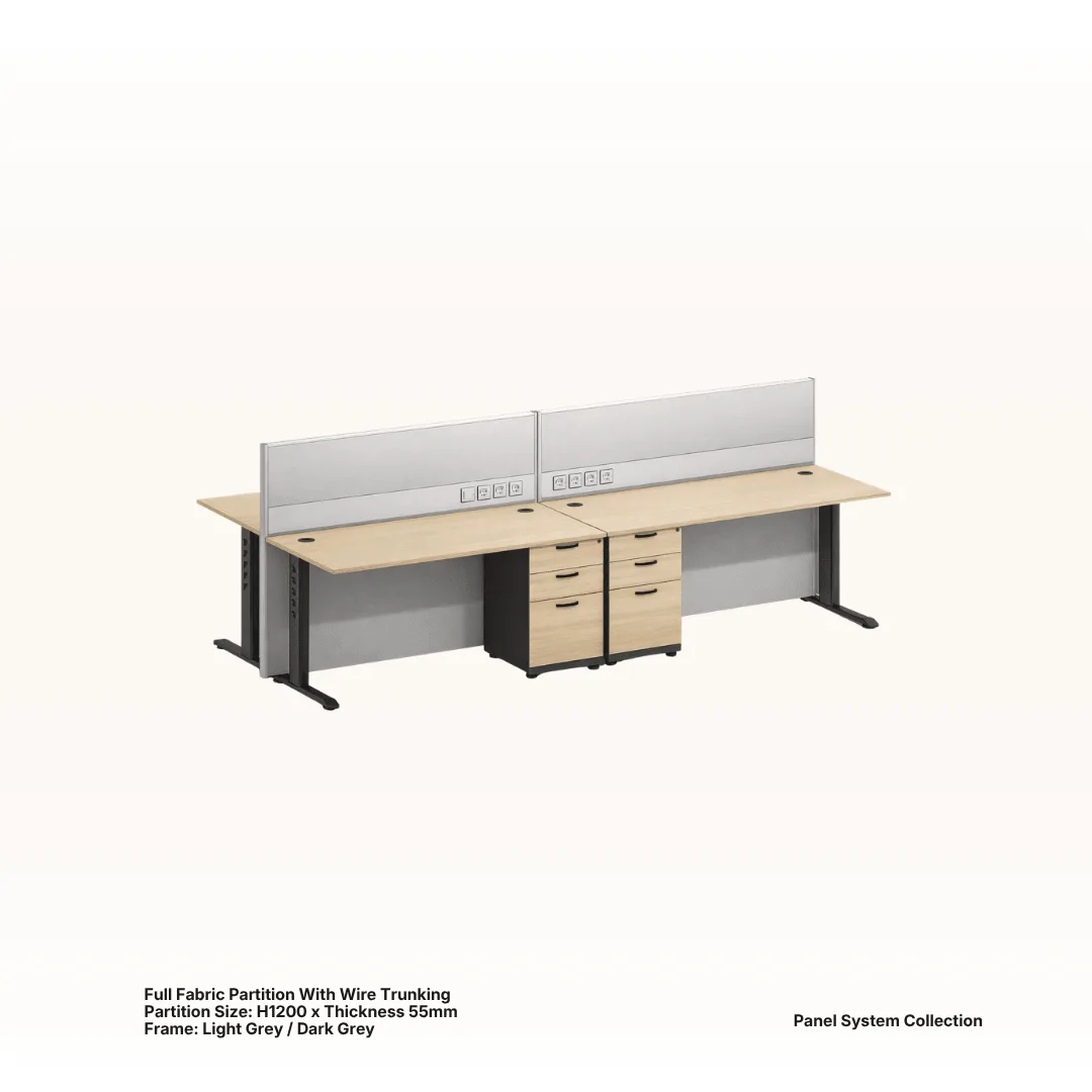Panel system workstation 7 - Santa Office System, Johor Bahru