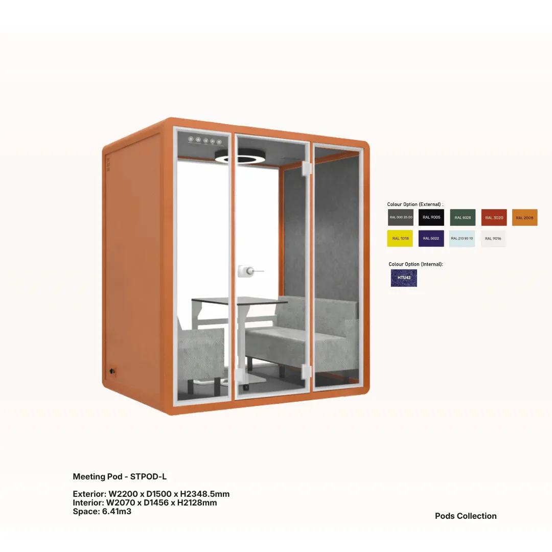 Acoustic privacy pod booth 3 - Santa Office System, Johor Bahru