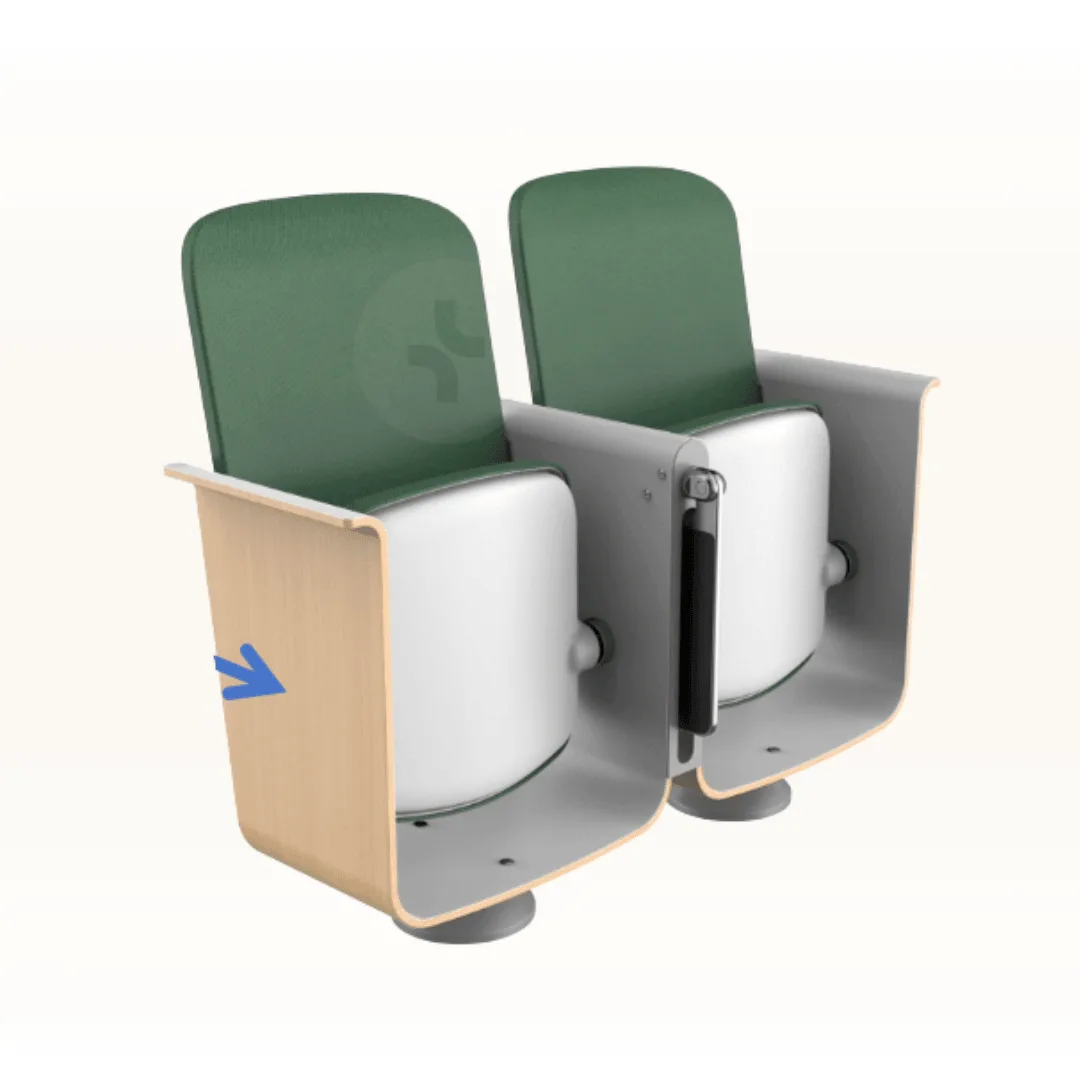 Auditorium hall seating chair 27 - Santa Office System, Johor Bahru