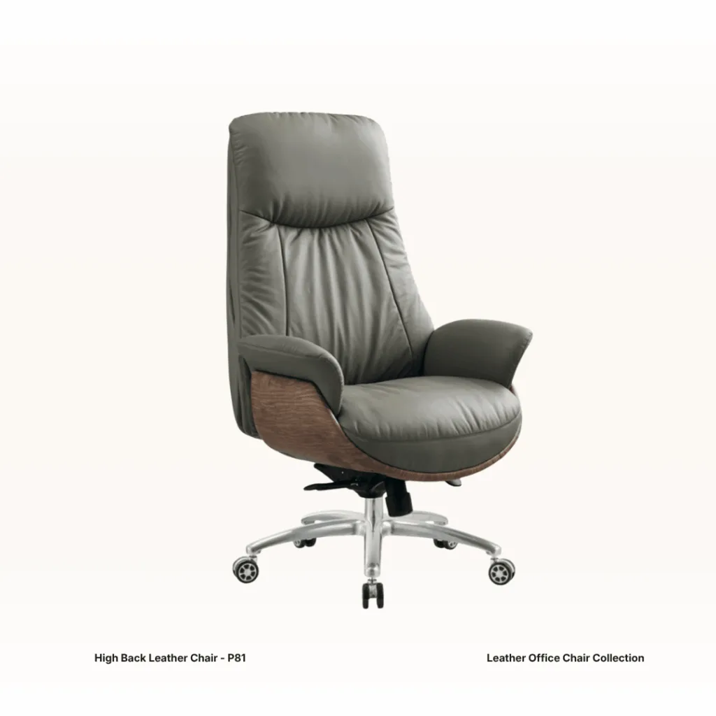 High Back Leather Chair