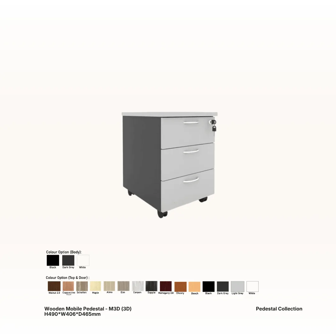 Mobile office pedestal drawer 7 - Santa Office System, Johor Bahru
