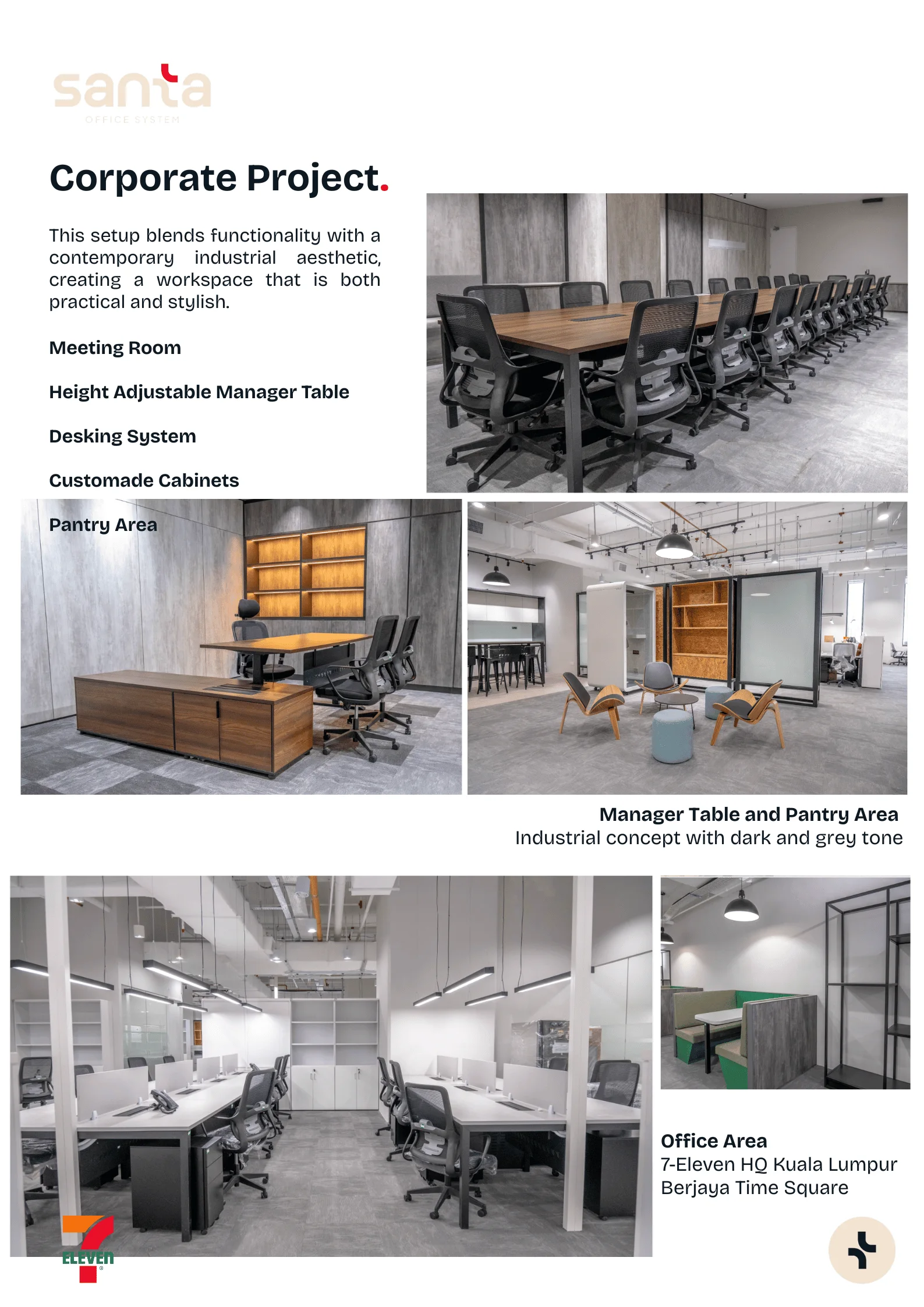Santa Office System completed project 2 - Johor Bahru