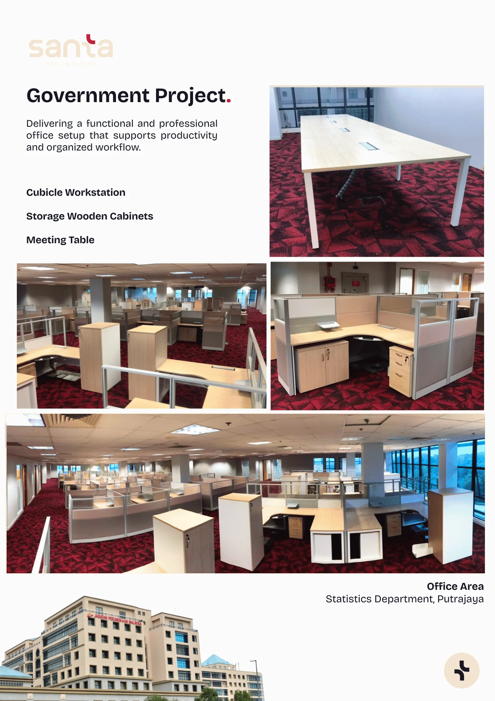 Santa Office System completed project 5 - Johor Bahru