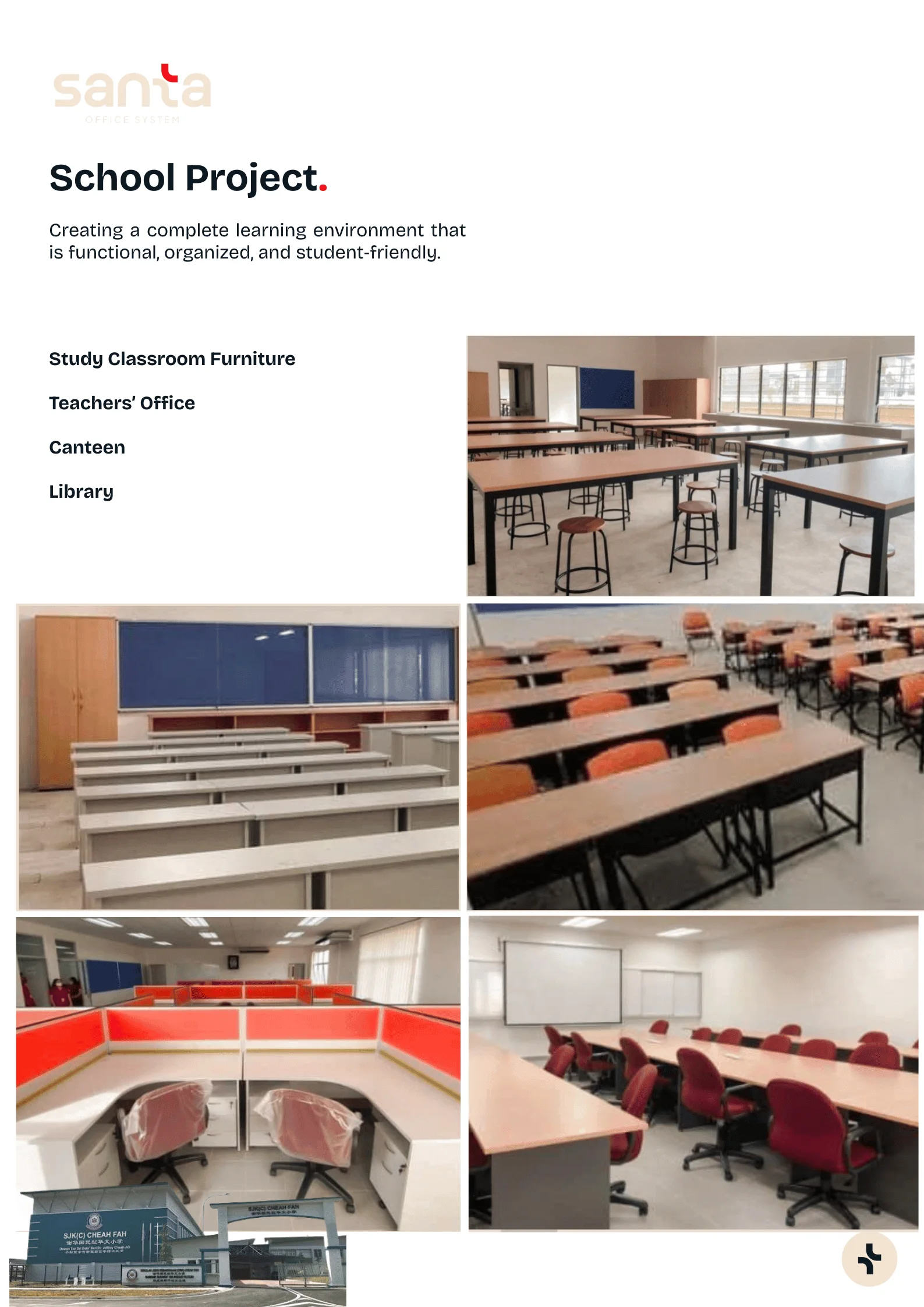Santa Office System completed project 6 - Johor Bahru